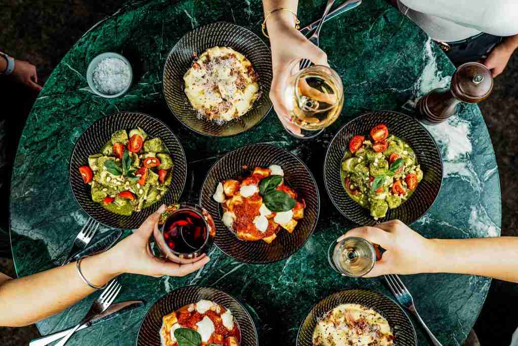 Lavish Italian 3-course setting highlighting Father's Day specials at Flour Child in St Kilda