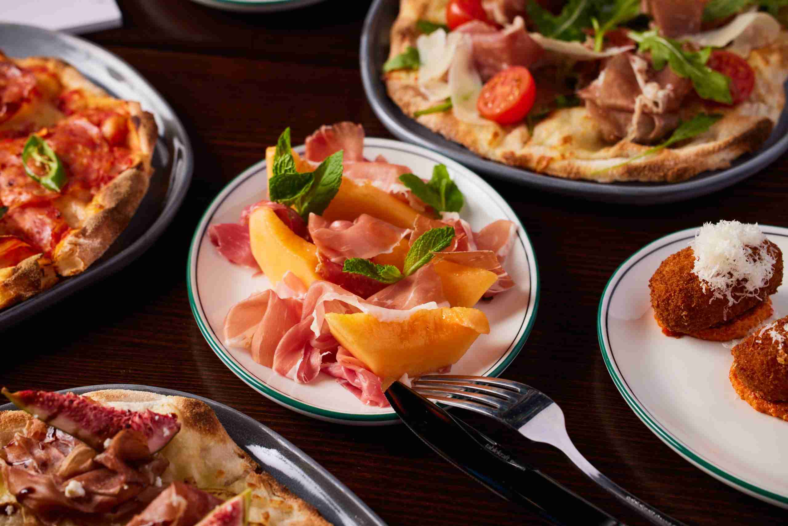 Prosciutto & Melone antipasto dish