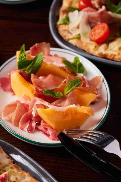 Prosciutto & Melone antipasto dish